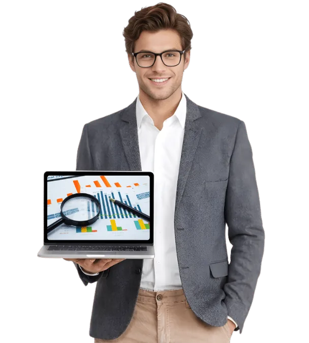 Un expert Adamkom by JJP analyse la performance d'un site sur son ordinateur
